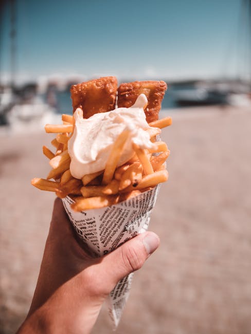 Close-up Photography of French Fries With Cream by Gustav Lundborg